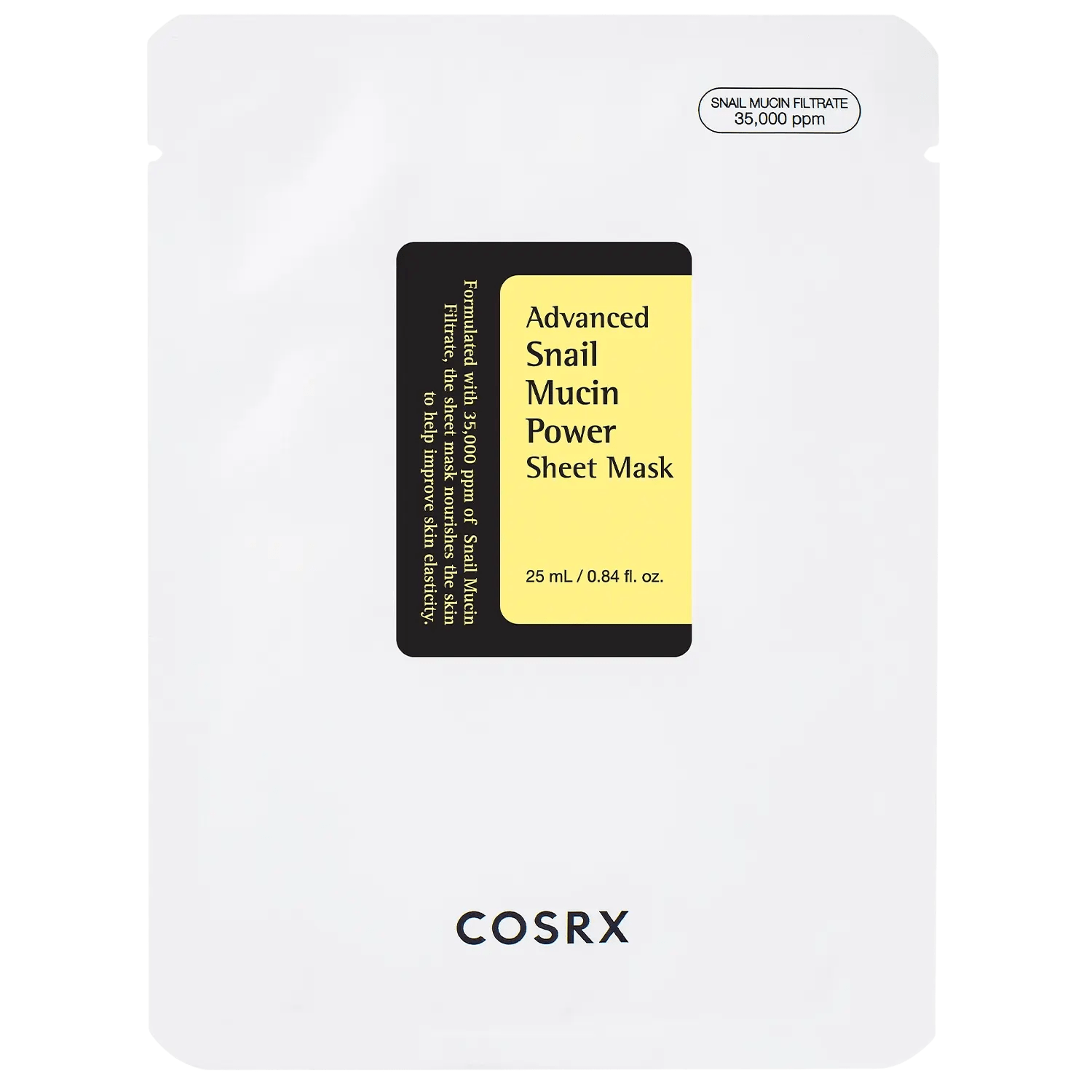 Advanced Snail Mucin Power Essence Sheet Mask - Maska w Płachcie ze Śluzem Ślimaka 25ml | Koreańskie kosmetyki COSRX | exclusify