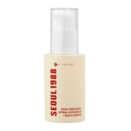SEOUL 1988 Serum Retinal Liposome Black Ginseng 2% - Ujędrniające Serum z Retinalem 30ml | Koreańskie kosmetyki K - SECRET | exclusify